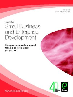 cover image of Journal of Small Business and Enterprise Development, Volume 14, Issue 2